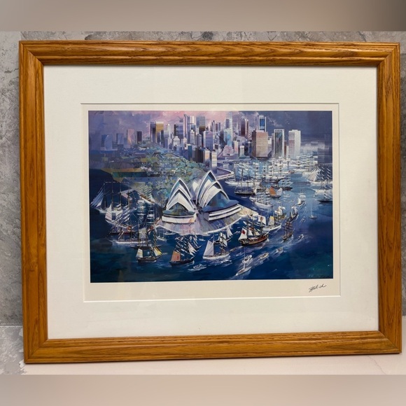 Charles Billich Sydney Collection Sydney Opera House: The Arrival21”W X 17”H
